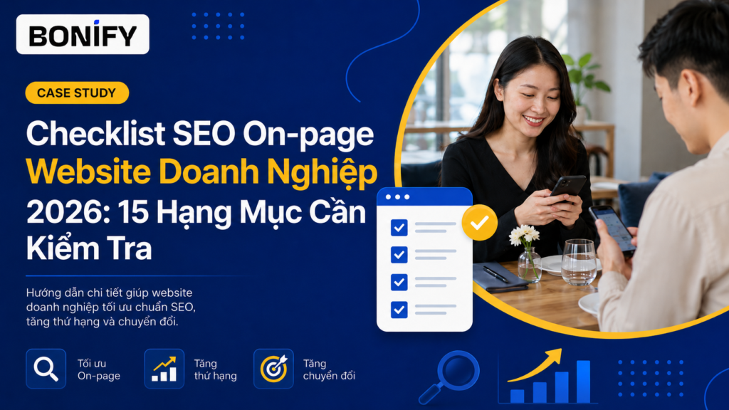 Checklist SEO On-page Website Doanh Nghiệp 2026: 15 Hạng Mục Cần Kiểm Tra